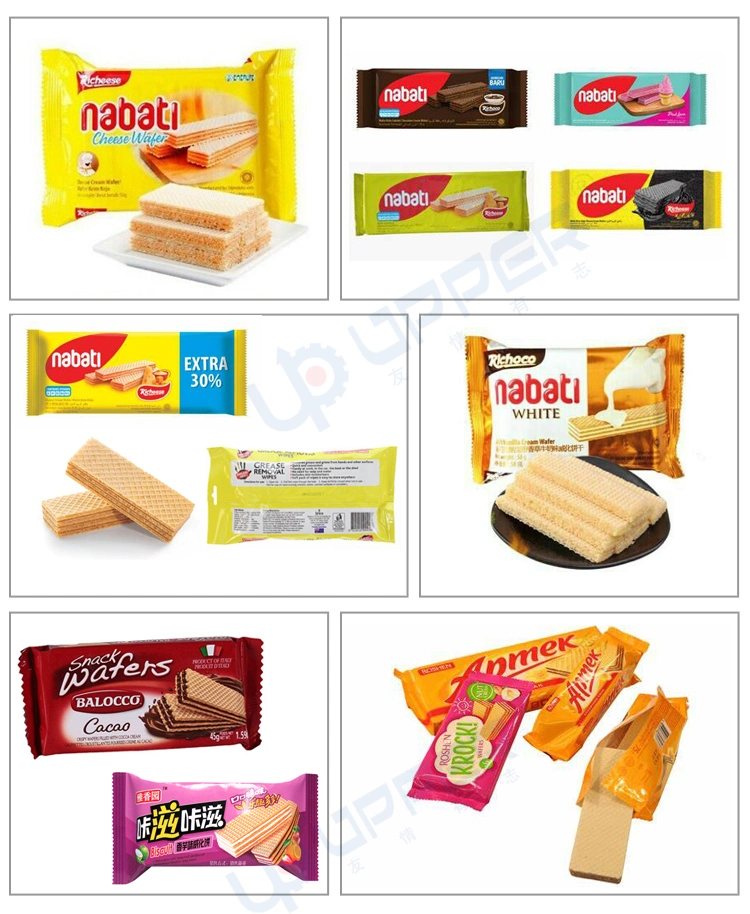 Chocolate Bar Cereal Sweet Candy Biscuit Crackers Sausage Flexible Automatic Feeding and Packaging Line Bag Wrapping Sealing Pouch Packaging Machinery