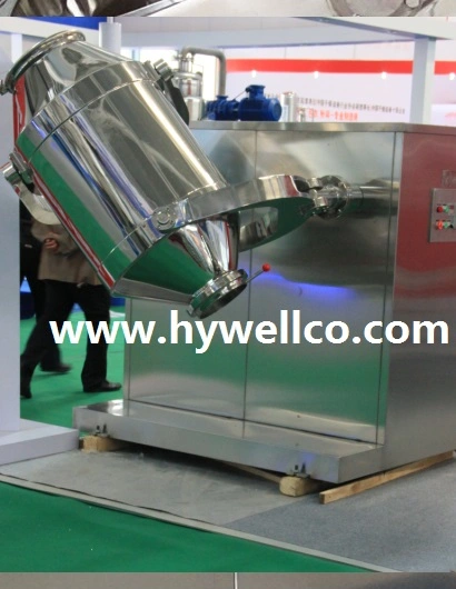 High Efficiency Three Dimension Dry Powder Mixer /Blender/Mixing/Blending Machine for Powder